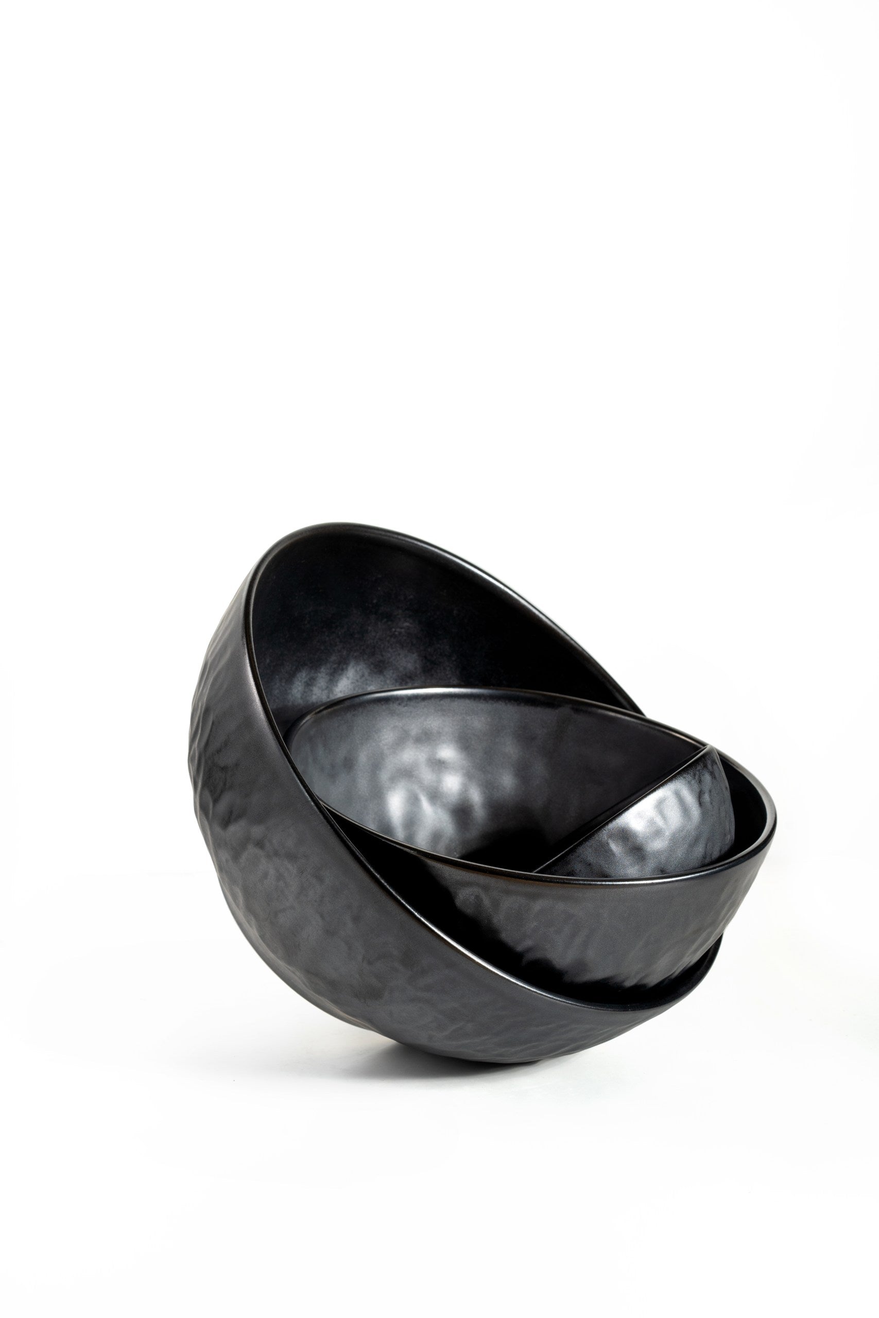 Matte Black Conical Bowl